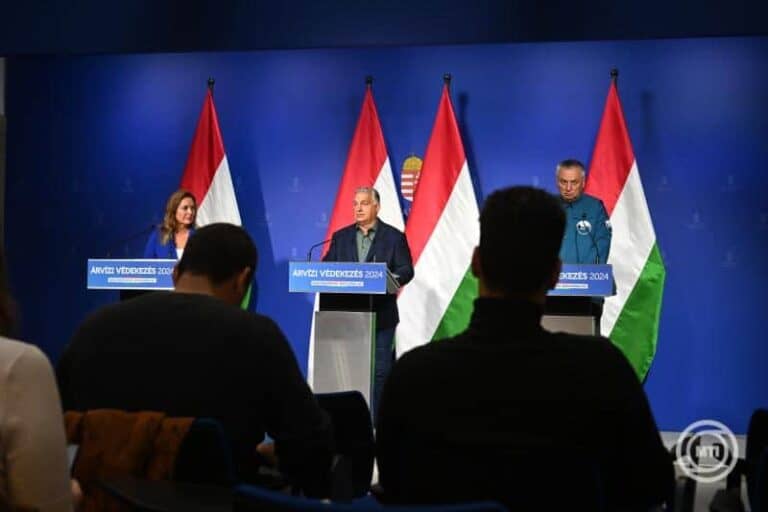 Árvíz – Orbán Viktor: növelni kellett az árvízvédelmi készültség alá vont területek hosszát