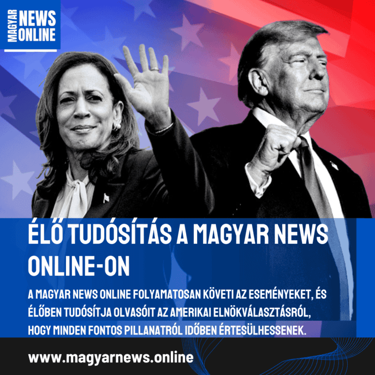 ÉLŐ Közvetítés az Amerikai Elnökválasztásról – Percről Percre a Magyar News Online-on